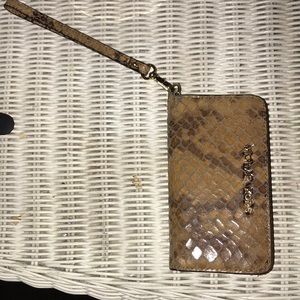 micheal kors snakeskin wallet